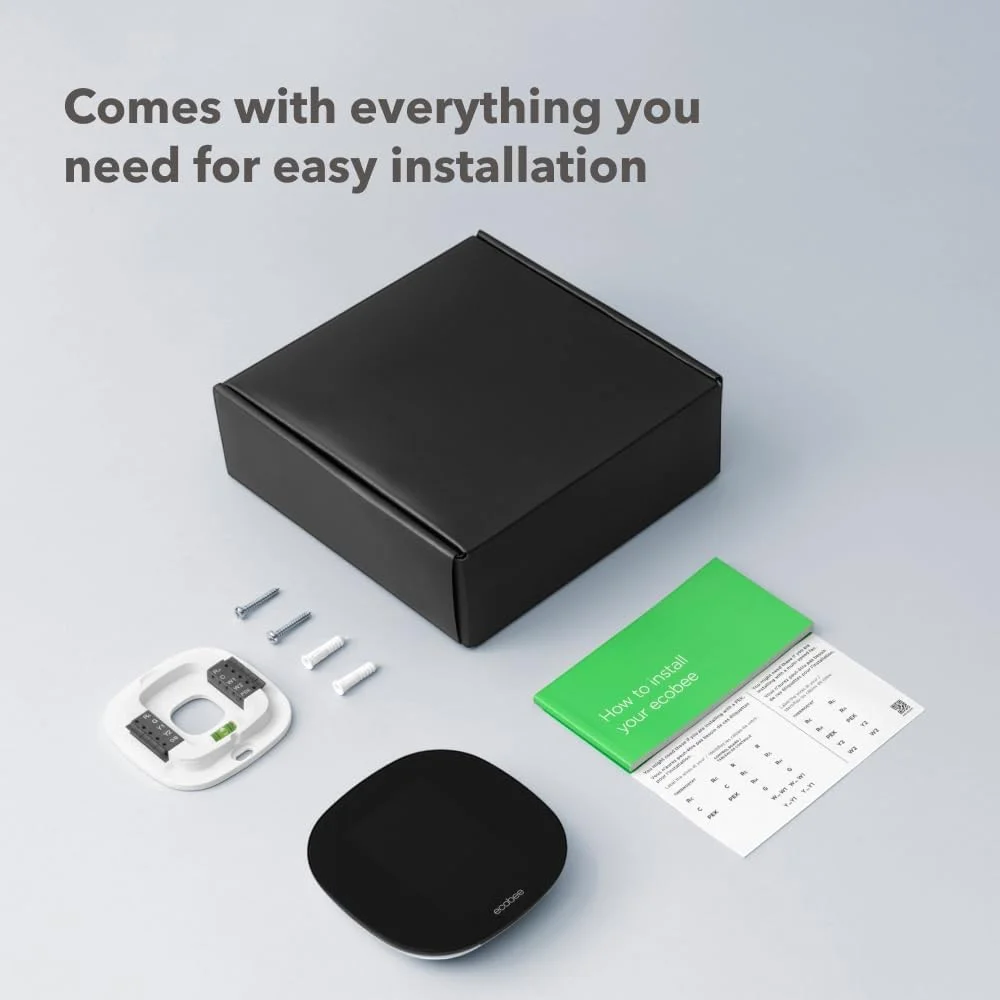 ecobee 3 lite smart thermostat installation accessories