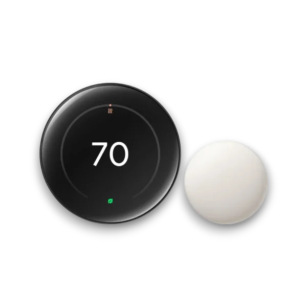 Nest Learning Thermostat 4th generation and temperature sensor bundle for smart climate control in UAE homes