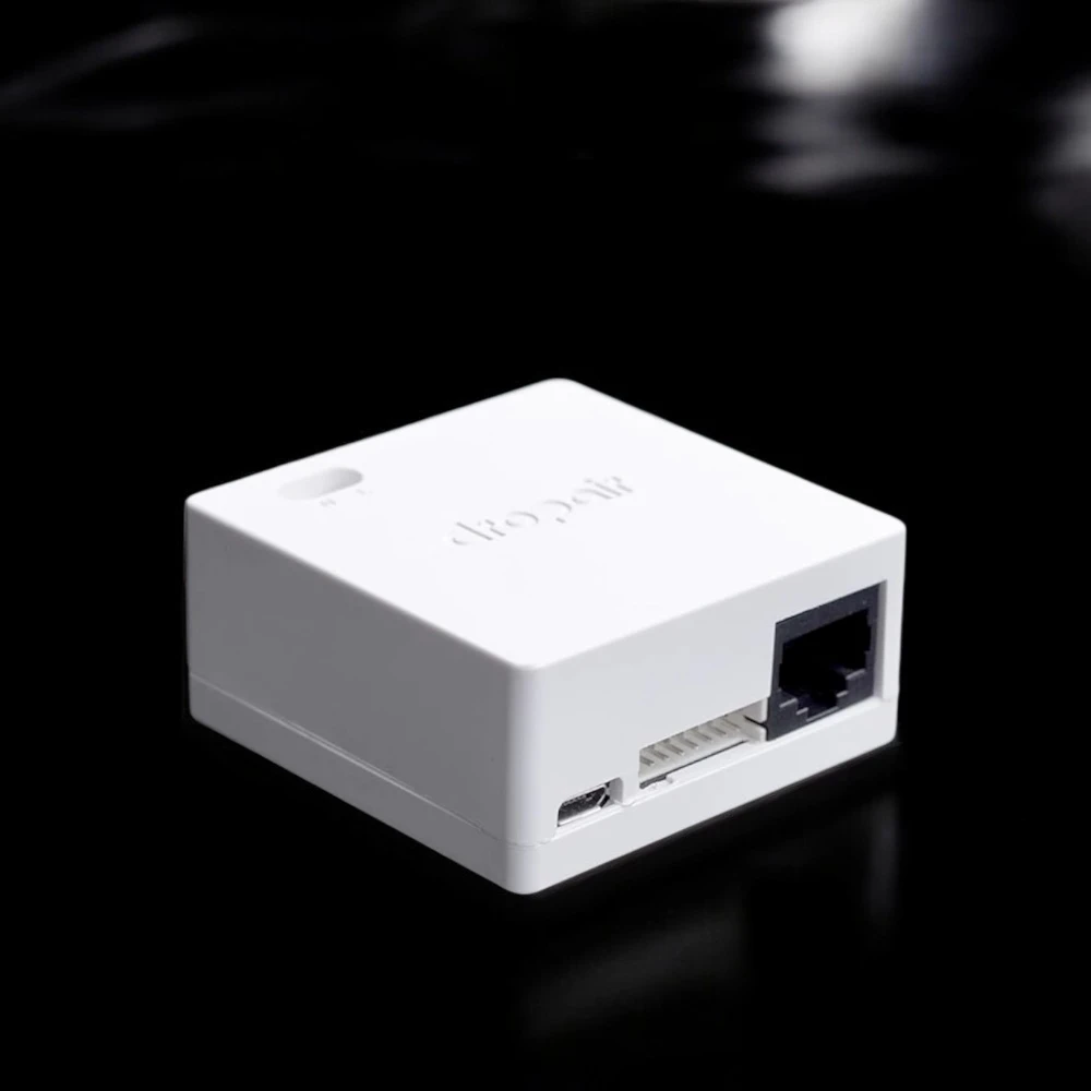 Dropair Pro 6S adapter with Ethernet and power port views