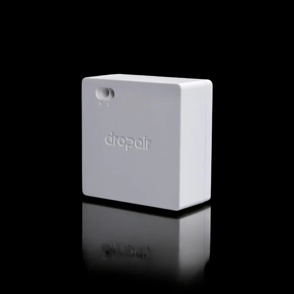 Side profile of Dropair Pro 6S smart thermostat HVAC adapter