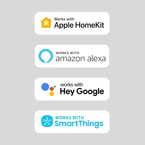 ecobee thermostat compatible with Apple HomeKit, Alexa, Google Assistant, SmartThings