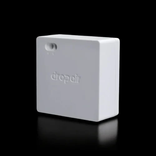 Side view of Dropair Mini 6 smart thermostat adapter